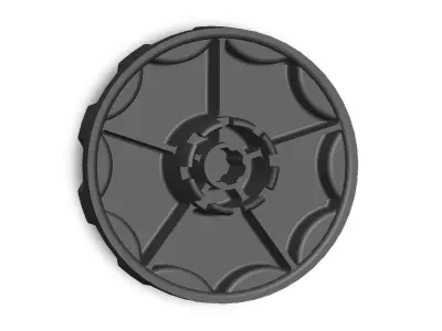  1375006 FIESTA seat backrest tilt adjustment knob 3D print model