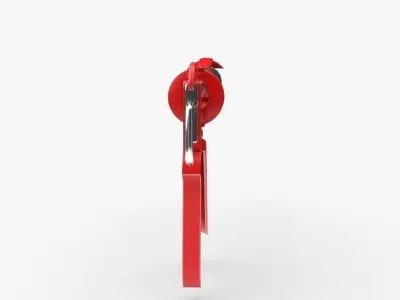 Silicone Gun Low-poly 3D model