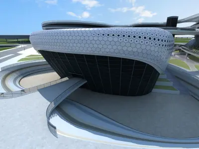 Shopping Mall 3D model buy