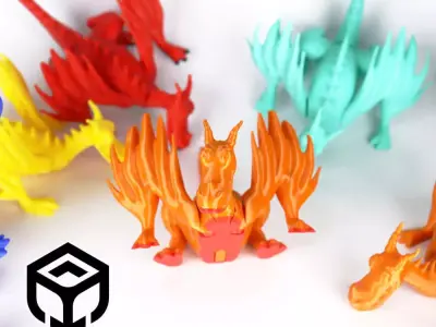 ARTICULATED DRAGON 3D print model purchase