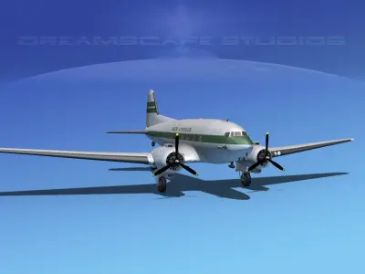 Douglas DC-3 Aer Lingus 3D model