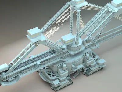 heavy duty miner 3D model