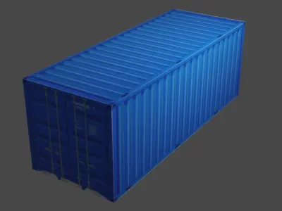 Cargo Container 3D Model 3D model
