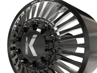 FRONT KG1 KD051 DUALLY WHEEL 3D MODEL 3D model