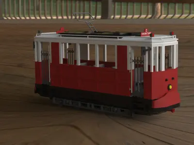Istanbul Taksim Nostalgic Train 3D print model