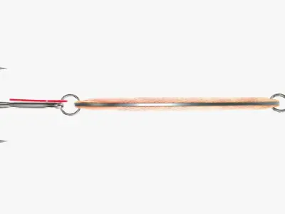 Spinner fishing 3D model
