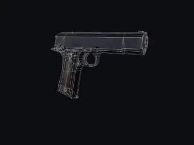 Free Gun Free low-poly 3D model