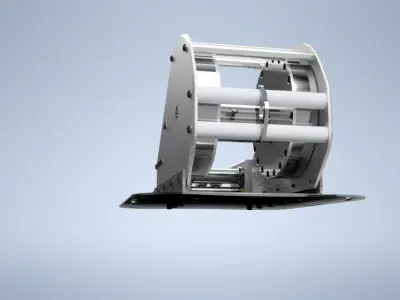 RESCU DEVICE IN THE BACKPACK  EXIT HIGH BUILDING SOLUTION  3D model