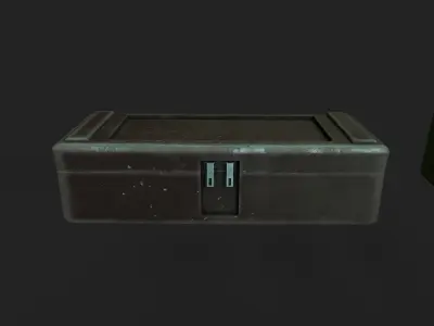 Military Boxes Low-poly 3D model buy