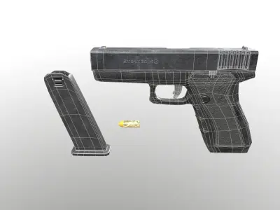 Glock 22 Free 3D model