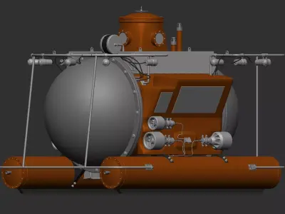 Submarine 3D Printable 3D print model