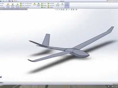 glider model drone 3D model