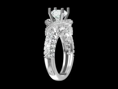 Wedding Ring  3D print model 256