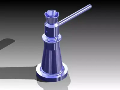 Screwjack assembly Free 3D model