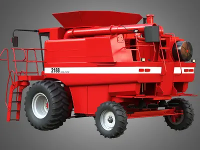 IH 1688 Combine Harvester  3D model