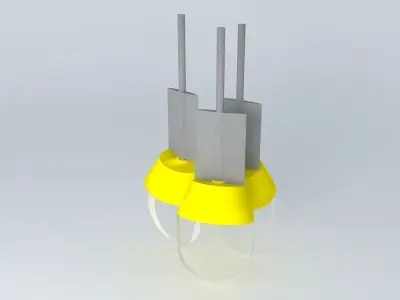 Three emergency oxygen masks Free 3D model