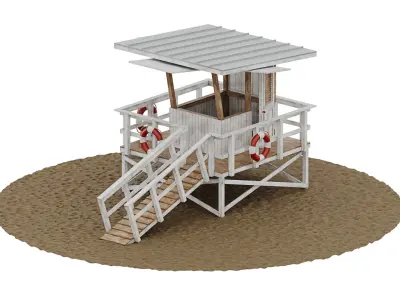 Rescue tower 1 3D model
