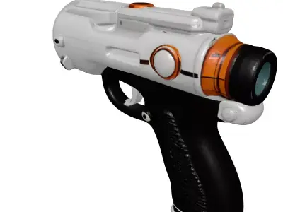SciFi Retro Ray Gun Blaster 3D model