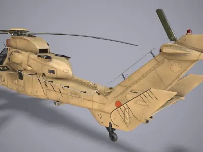 EC-665 Tiger HAD Block 2 France Basic Low-poly 3D model