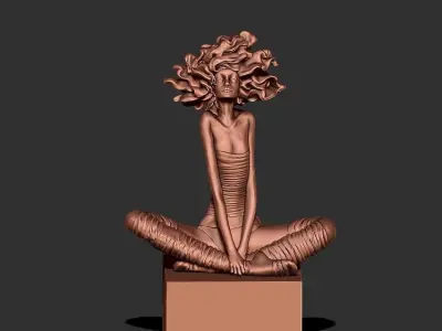 VELRIA HADIDA STATUE 3D print model