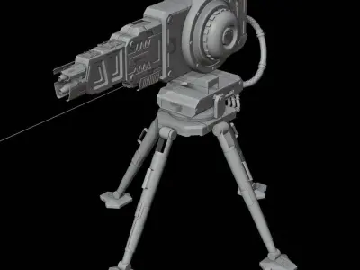 Weapon Pack All In One Futuristic Pack -Modern Pack for games Low-poly 3D model