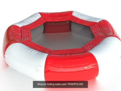 MODULAR INFLATABLE WATER PARK  3D Model Pack