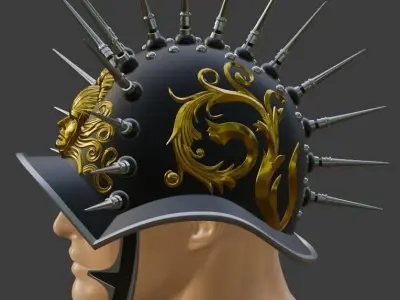 Custom Roman Helmet 3D print model 3D print model