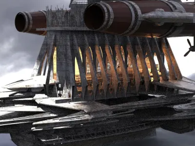 Grand Cathedral Ship 5 3D model