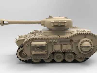 Tank 3d model toy 3D model