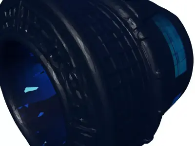 Futuristic SciFi Engine Module 3D model