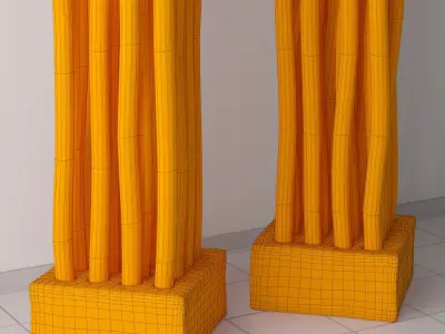 Decor Dry branches part three 3D model