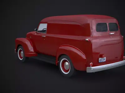 Chevrolet Panel Van 1951 3D model