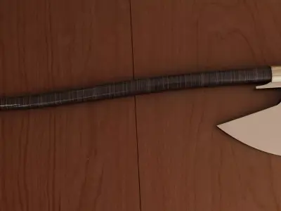 Twohanded ax 3D model