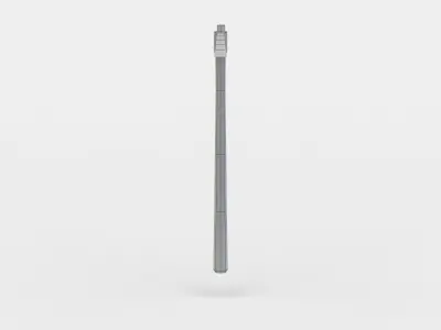 Pickaxe metal hammer Low-poly 3D model