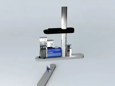 Fuel dispenser type 2 Statoil Fuel%26Retail Riga Latvia Free 3D model