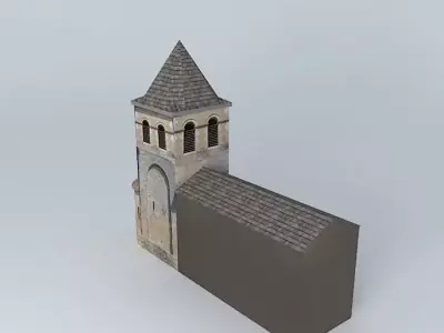Church Jalmontiers Free 3D model