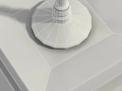 arteriors Garrison Cylindrical Pendant 3D model