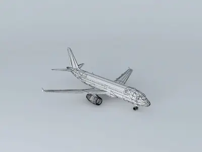 a320 airplane Free 3D model purchase