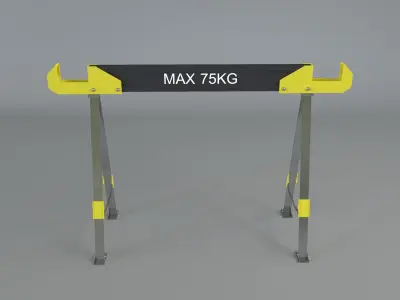 Workshop assistant Low-poly 3D model