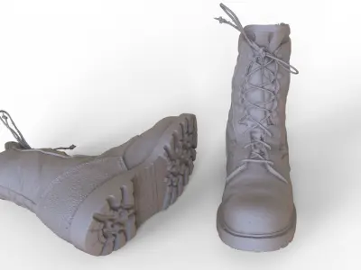 Air Force Combat Boot 3D model