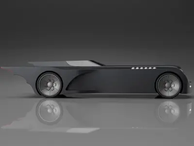 Batmobile from Batman The Animated Series 3D print model purchase