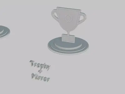 Emoji Statues Medals Collection 3D print model