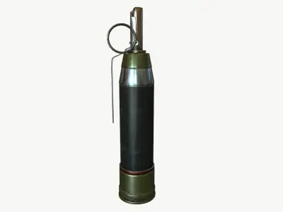 Grenade Hattabka   Low-poly 3D model