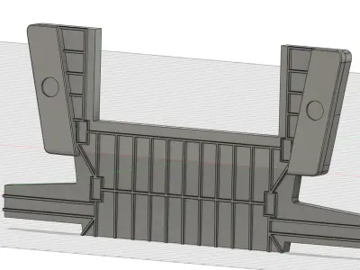 STAR DESTROYER BRIDGE GREEBLIE 3D model
