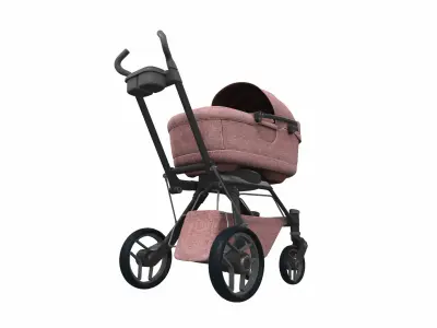 Baby stroller 06 3D model