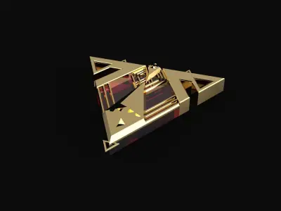 Fish pendant 3D model