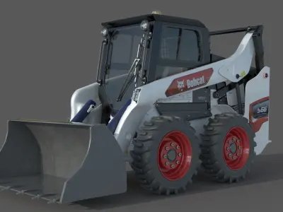Bobcat S66 Skid Steer Loader 3D model