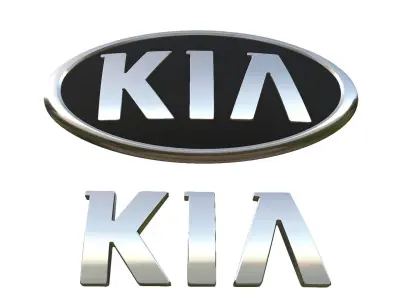 kia logo 3D model