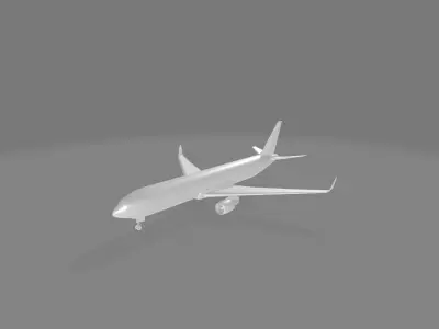 Boeing 767 Free low-poly 3D model