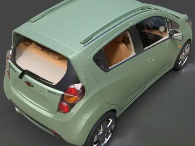 Chevrolet Spark LT - Detailed 3D Model 3D model